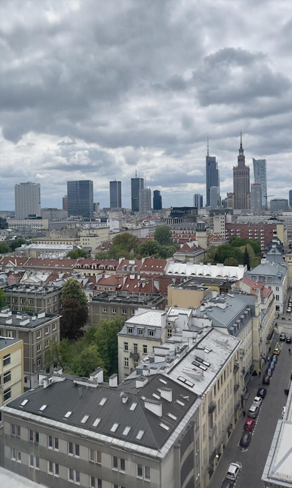 Atelier W Sercu Warszawy Z Panoramicznym Widokiem Lejlighed Warszawa Eksteriør billede